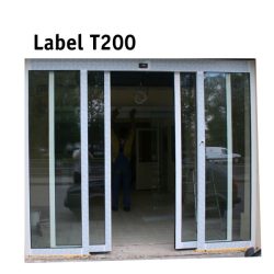 درب شیشه ای تلسکوپی لابل t 200