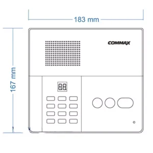 سایز ارتباط داخلی کوماکس مدل CM‐810M