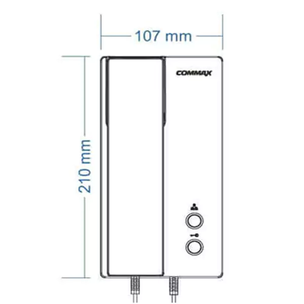 سایز گوشی سرایداری AP-3SG