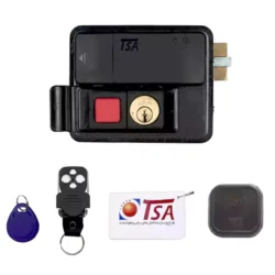 قفل برقی هوشمند و ریموتی کارتی داخل بازشو تسا کلید ساده کد 7071