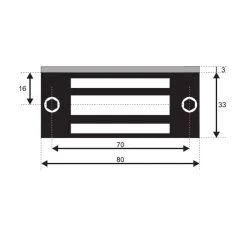 قفل برقی saro مدل Mini-Magnet1