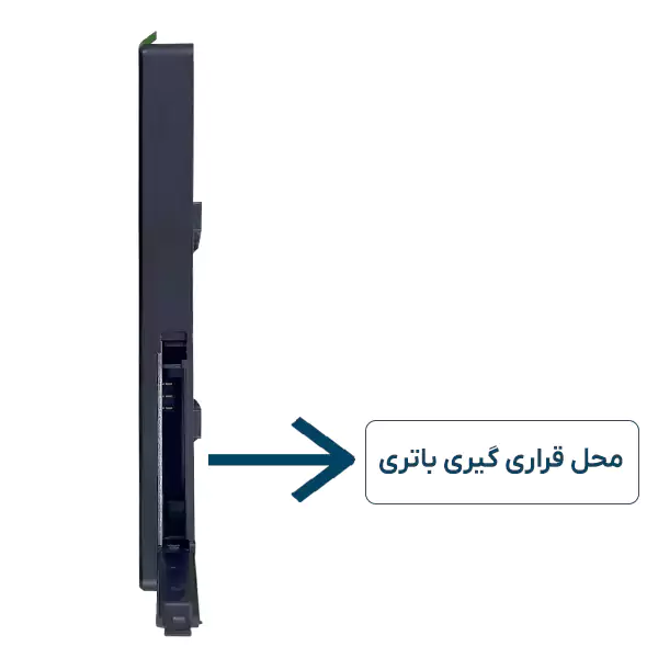 محل قرارگیری باتری چشمی دیجیتال موشن دار پشت درب واحد مدل 4.3IPS