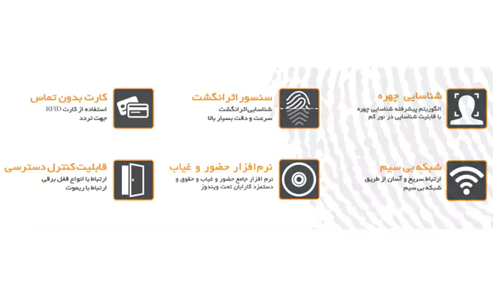 دستگاه حضور و غیاب برند کارابان xFace100