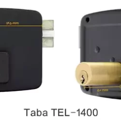 نمای پشت قفل برقی تابا TEL-1400