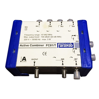 کمباینر 8 ورودی آنتن مرکزی فرایاب مدل FC81T