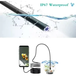 دوربین ضد آب آندوسکوپی شلنگی صنعتی تا 20 متر