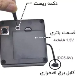 قفل برقی کمدی کارتی تگی Invisible