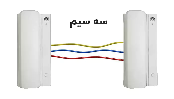 اینترکام 1-1 آسا دیواری سه سیم مدل AT 88 33