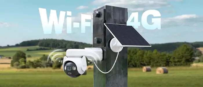 دوربین مداربسته سولار دوگانه 5 مگاپیکسل آیمو مدل AOV PT