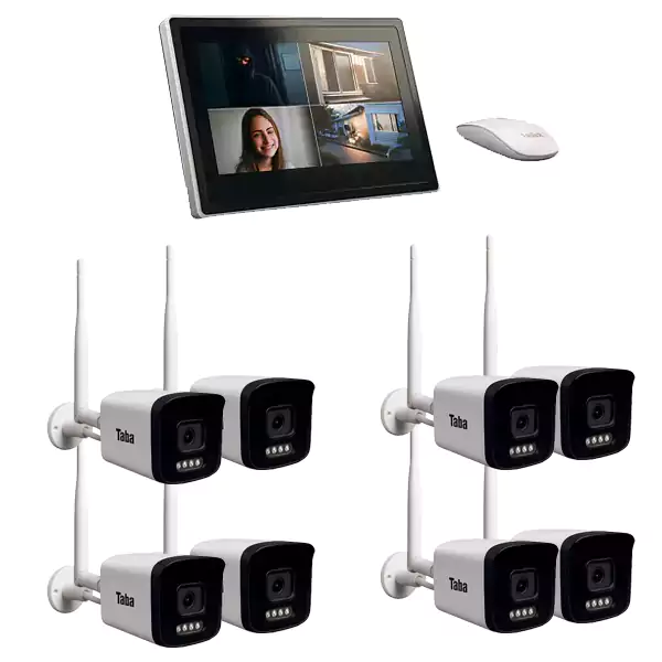 پکیچ دوربین مداربسته بیسیم 8 کانال 3 مگاپیکسل تابا کمرامکس