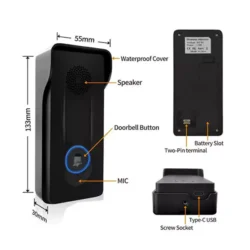 اجزای ارتباط داخلی بیسیم با قابلیت بازکردن قفل برقی مدل 300M