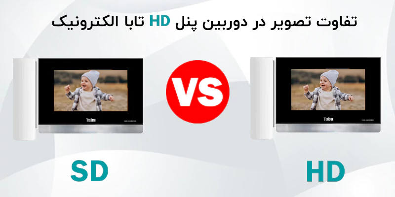 قابلیت اتصال انواع مانیتور تصویری تابا به انواع پنل آیفون تصویری HD تابا