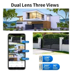 دوربین خارجی مداربسته سولار 3 لنزه سیمکارتی SkyLine900-4G
